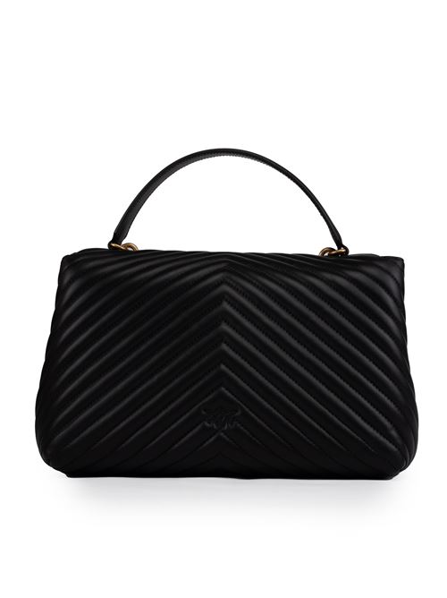 Borsa Big Lady Love Puff Chevron Nero PINKO | 100042 A0GKZ99Q